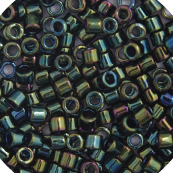 Miyuki Delica 11/0 - RD Green Iris -DB00-0003V