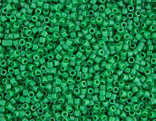 Miyuki Delica 11/0 - RD Green Kelly Dyed -DB00-0655V