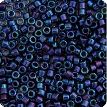 Miyuki Delica 11/0- Royal Purple AB Metallic Gold-DB00-1005V - Butterfly Beads