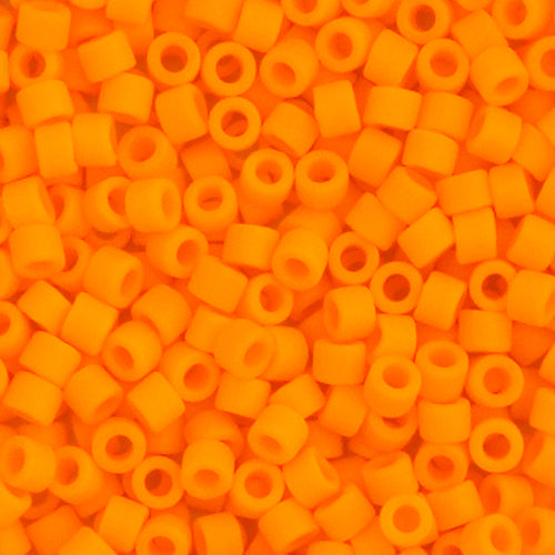 Miyuki Delica 11/0-OrangeMandarin Opaque Matte-DB00-1583v