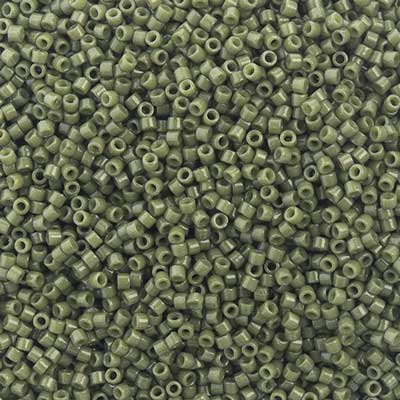 Miyuki Delica 11/0 - Duracoat Opaque Dyed Forest Green - DB00-2357V