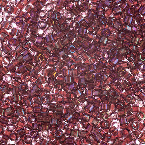 Miyuki Delica 11/0 - RD Fancy Lined Copper -Dyed-DB00-2375V
