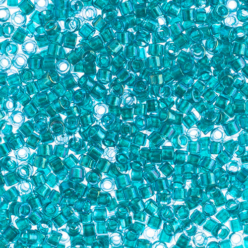 Miyuki Delica 11/0 - RD Fancy Lined Teal-Dyed-DB00-2380V