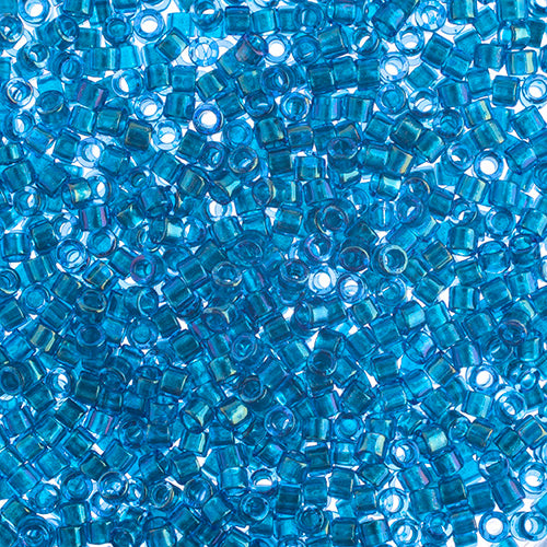 Miyuki Delica 11/0 - RD Fancy Lined Blue Zircon -Dyed-DB00-2385V