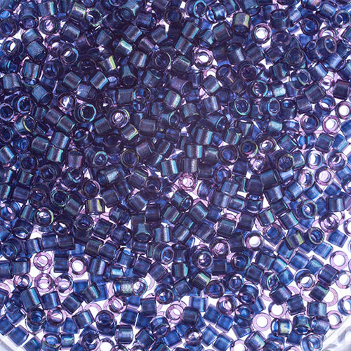 Miyuki Delica 11/0 - RD Fancy Lined Royal Blue -Dyed-DB00-2386V