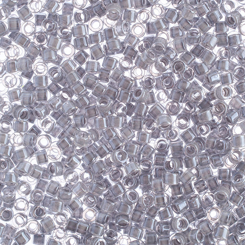 Miyuki Delica 11/0 - RD Fancy Lined Pale Grey -Dyed-DB00-2392V