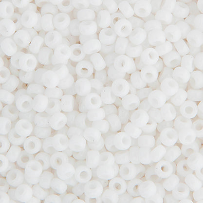 Miyuki 8/0-Chalk White Opaque Matte (3)