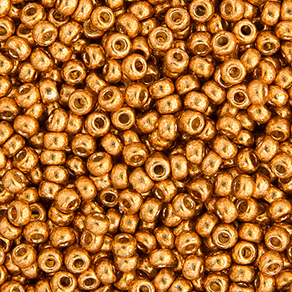 Miyuki 8/0-Galvanized Yellow Gold Duracoat (64)