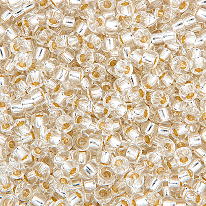 Miyuki 11/0 - Crystal Silver lined(0001)