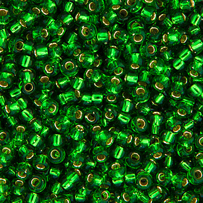 Miyuki 11/0 - Green Silver Lined