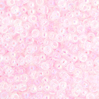 Miyuki 11/0 - Light Pink AB Lined Dyed