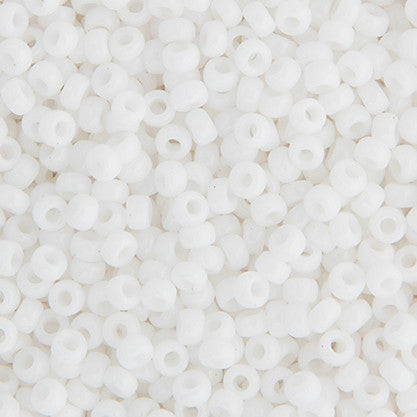 Miyuki Seed Bead 11/0 apx.22g Chalk White Opaque Matte-0402FV