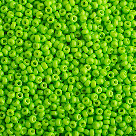 Miyuki 11/0 - Bright Lime Opaque Duracoat