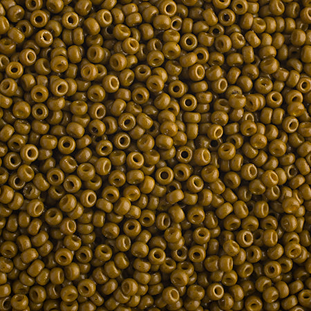 Miyuki 11/0 - Green Olive Opaque Duracoat