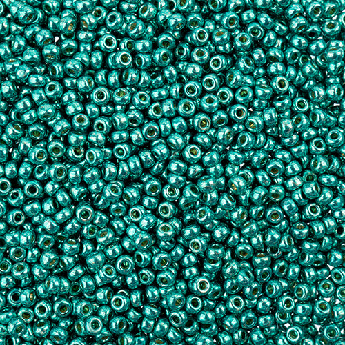 Japanese Seed Beads-Miyuki 11/0-Duracoat Galvanized Emerald Green