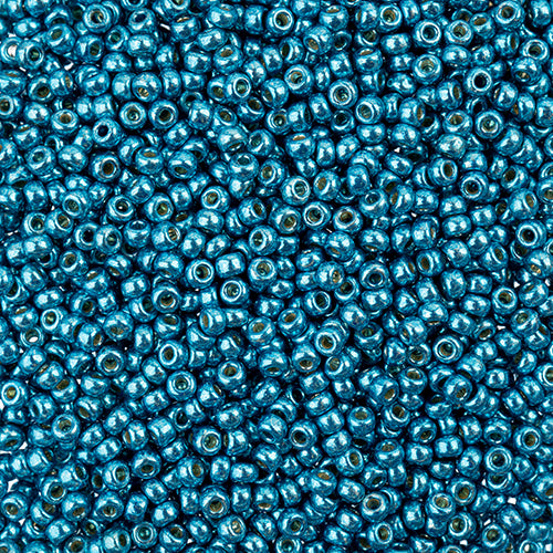 Japanese Seed Beads-Miyuki 11/0-Duracoat Peacok Blue