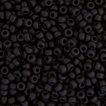Japanese Seed Beads - Miyuki 15/0 - Black Matte