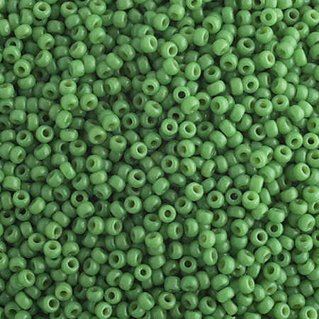 Miyuki 15/0 - Spring Green Opaque Duracoat