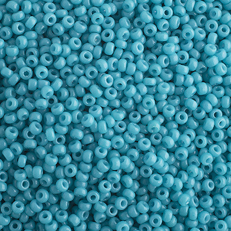 Miyuki 15/0-Deep Icy Blue Opaque Duracoat