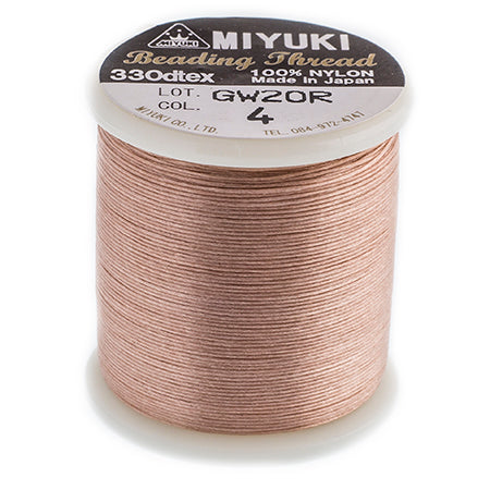 Miyuki Nylon Beading Thread B, ~ 50 meters, Available in Multiple Colours