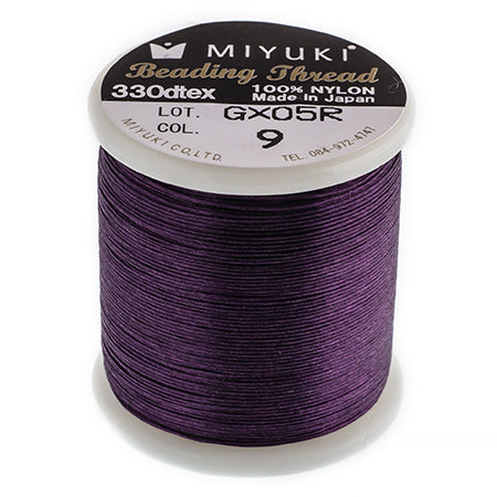 Miyuki Nylon Beading Thread B, ~ 50 meters, Available in Multiple Colours