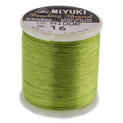 Miyuki Nylon Beading Thread B, ~ 50 meters, Available in Multiple Colours