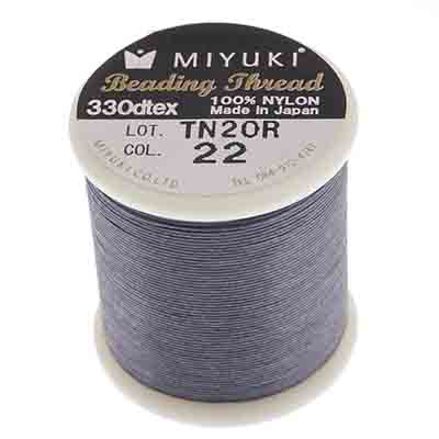 Miyuki Nylon Beading Thread B, ~ 50 meters, Available in Multiple Colours