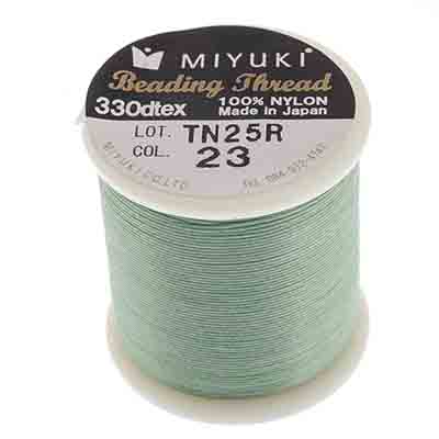 Miyuki Nylon Beading Thread B, ~ 50 meters, Available in Multiple Colours