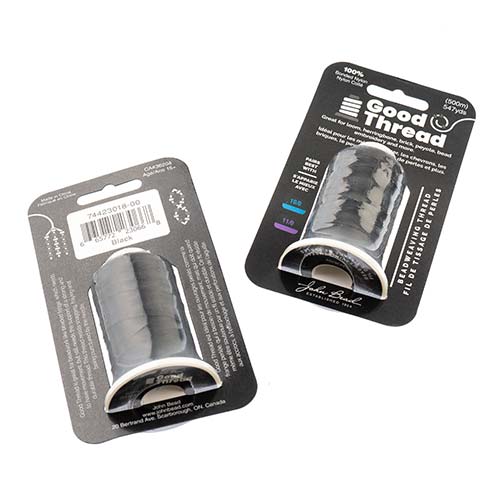 Good Thread, Spool Bonded Nylon, Available in Black or White, 500m Per Roll