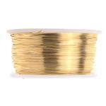 Artistic Wire - 40 yards - Tarnish Resistant Brass, 28 gauge - Butterfly Beads