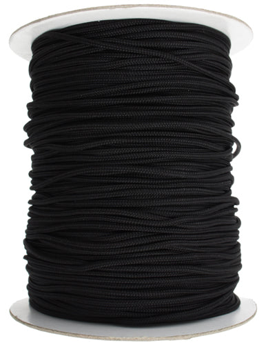 Lovely Knots, Asian Knotting Cord, Black, 2mm, ~ 180 yards