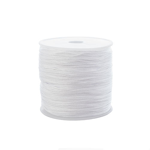 Nylon Beading Knotting Cord -  0.8mm - 100yds/Spool White