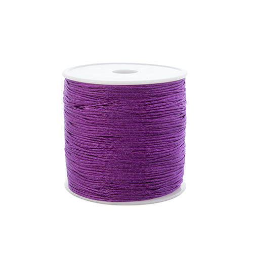 Nylon Beading Knotting Cord -  0.8mm - 100yds/Spool . Purple
