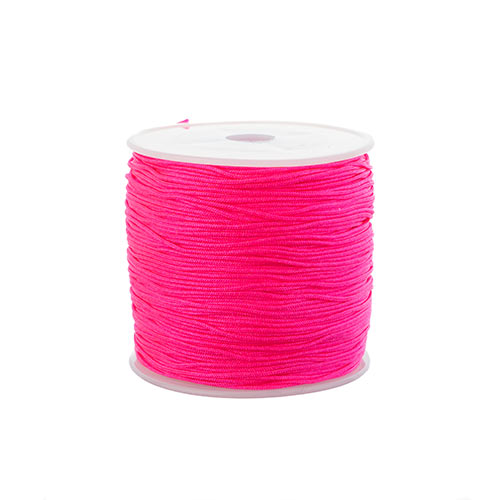 Nylon Beading Knotting Cord -  0.8mm - 100yds/Spool - Fuchia