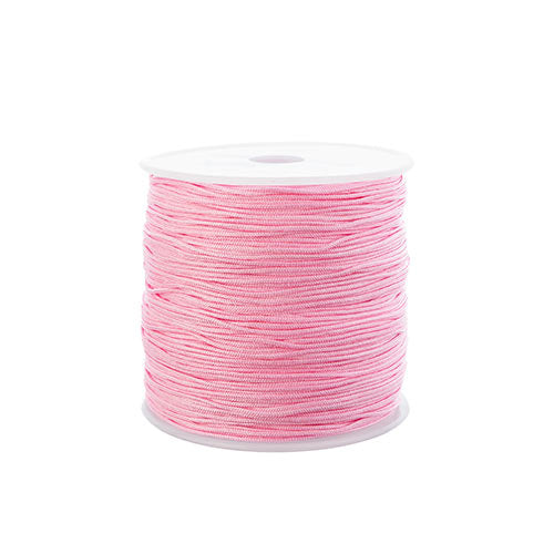 Nylon Beading Knotting Cord -  0.8mm - 100yds/Spool - Pink