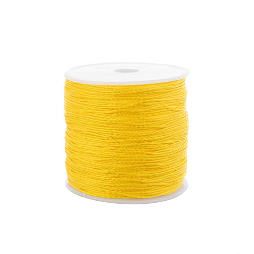 Beading Knotting Cord -  0.8mm - 100yds/Spool - Yellow