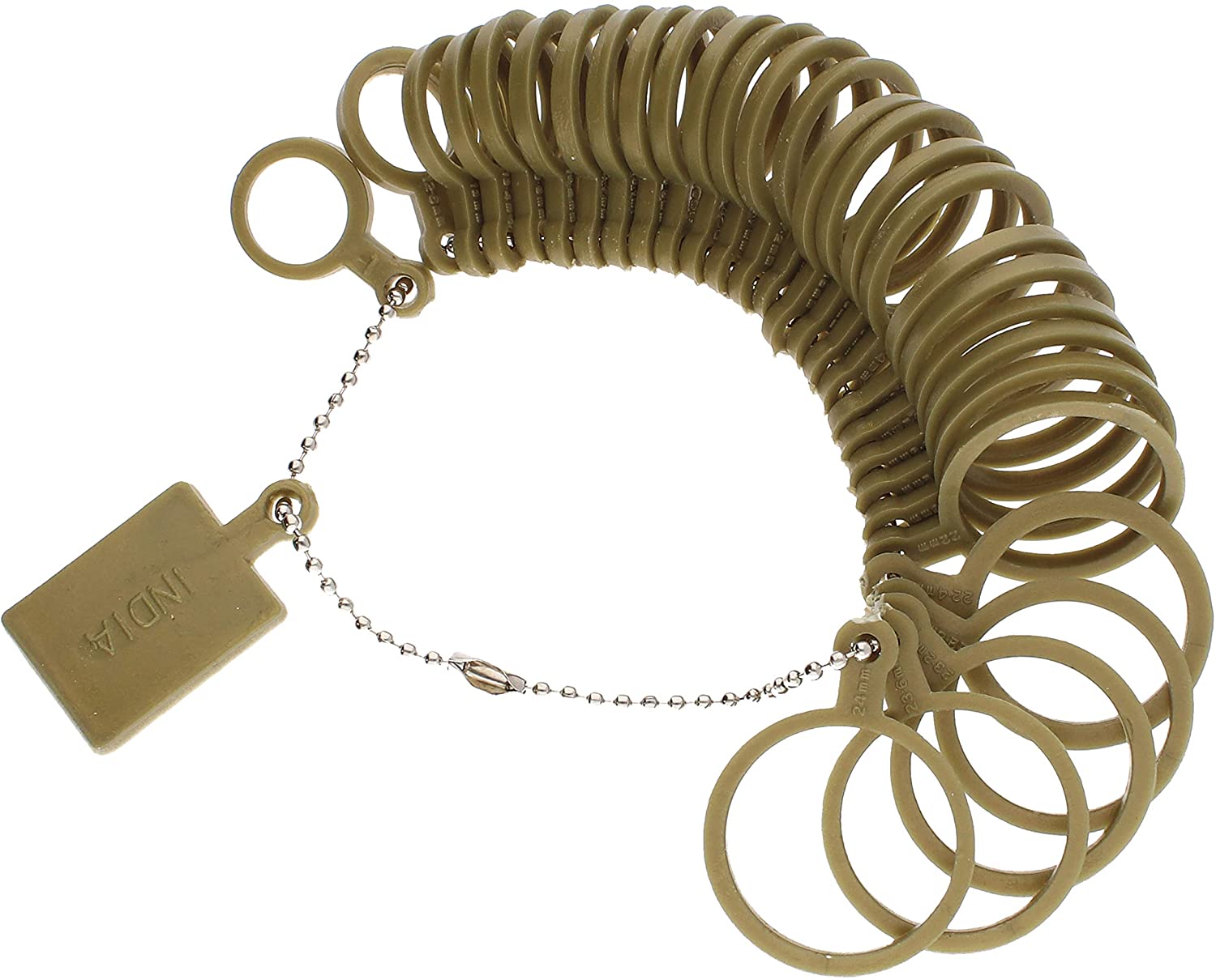 Finger Ring Sizer, Plastic, 1 Set