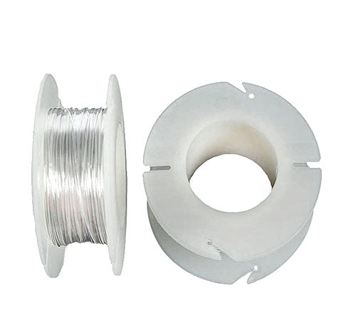 Round Wire, 925 Sterling Silver, Dead Soft, 22 Gauge, Available in full spool or per foot