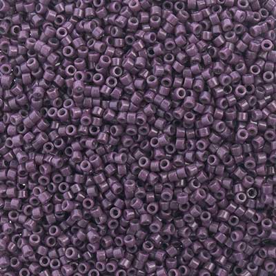 Miyuki Delica 11/0 - Duracoat Opaque Dyed Graphite Purple - DB00-2360V