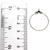 Earring Hoop, Silver, Alloy, 30mm x 25mm, Sold Per pkg of 6 pairs