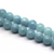 Aquamarine, Semi-Precious Stone, 12mm, 30 pcs per strand - Butterfly Beads