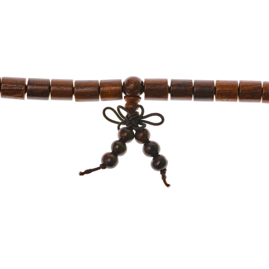 Wood Beads, Rose Wood, Cylindrical, 9mm, Approx 105 pcs per strand