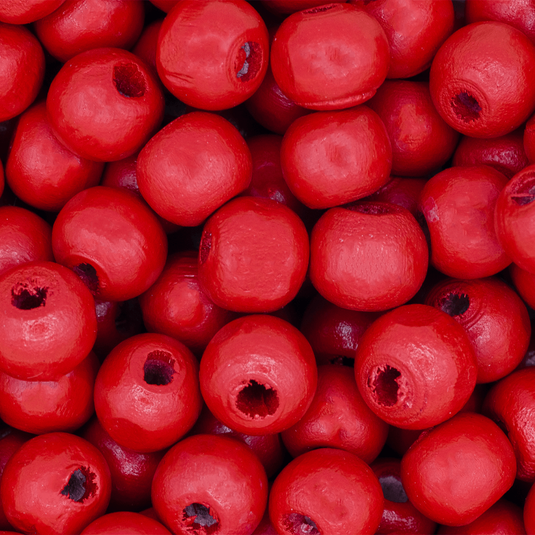 Wood Beads, 6mm, 8mm, 10mm, & 12mm Available in Various Colors