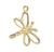 Charm, Dragonfly, 14K Gold Filled, 14mm L x 14mm W, Sold Per pkg of 1