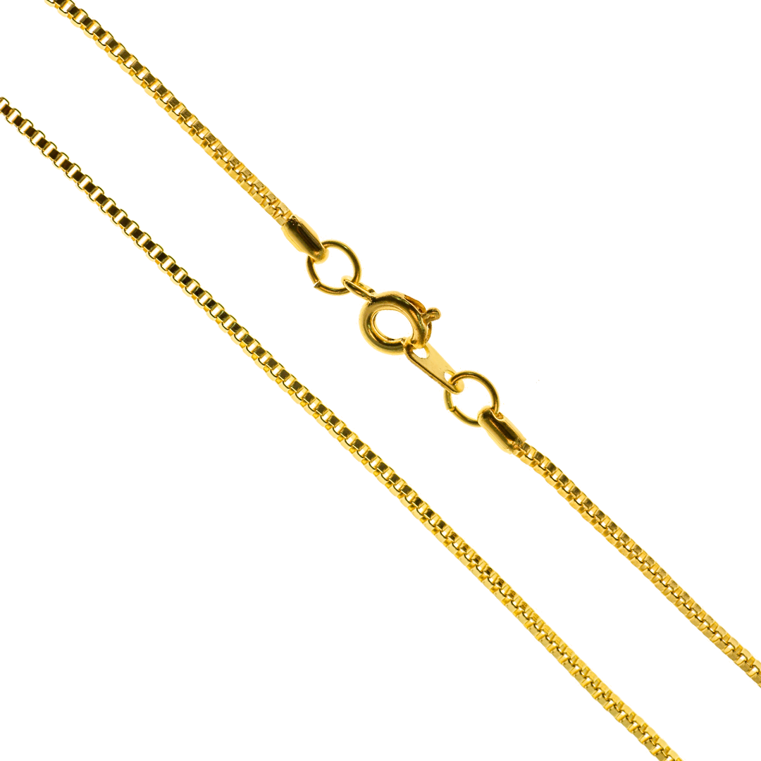 Chains, Box Chain, Alloy, Sold Per pkg of 12, Available in Multiple Colours and Sizes