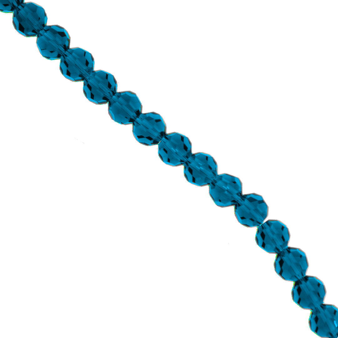 Glass Crystal Beads, Round, 4mm Approx 85 pcs per strand, Available in Multiple Colours