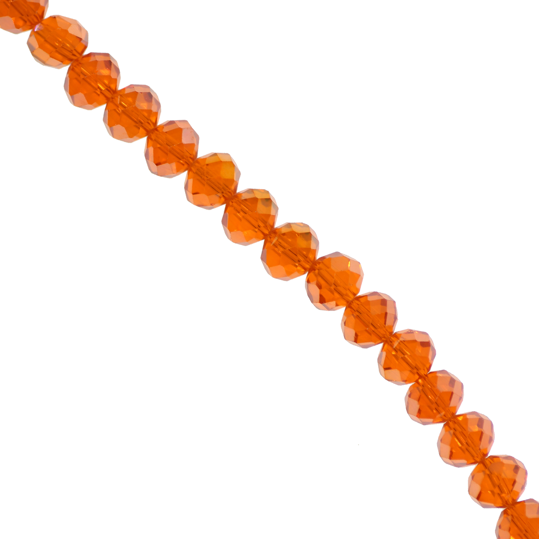 Orange crystal beads outlet