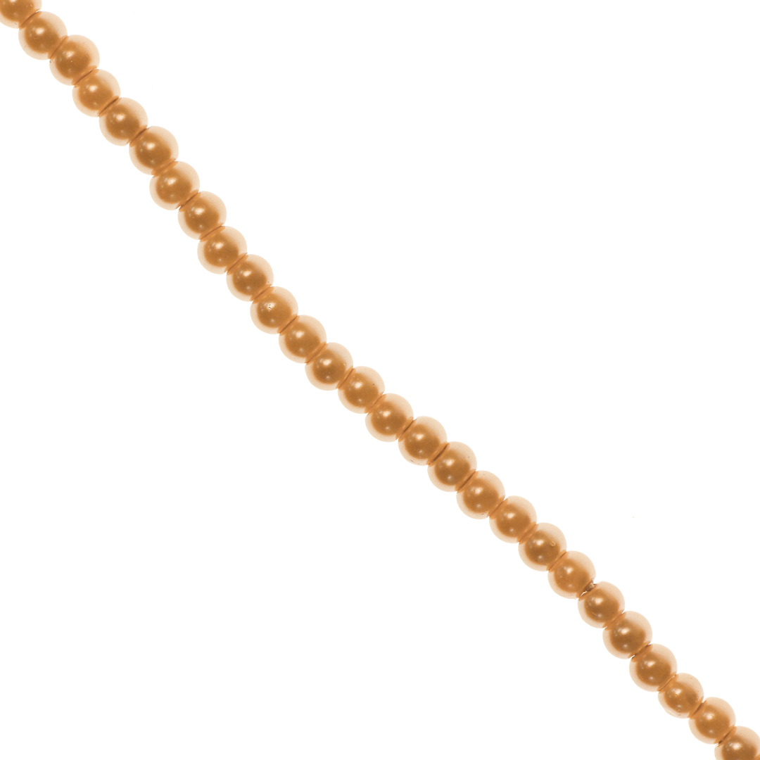 Glass Pearls, 3mm, Approx 205 pcs per strand, Available in Multiple Colours