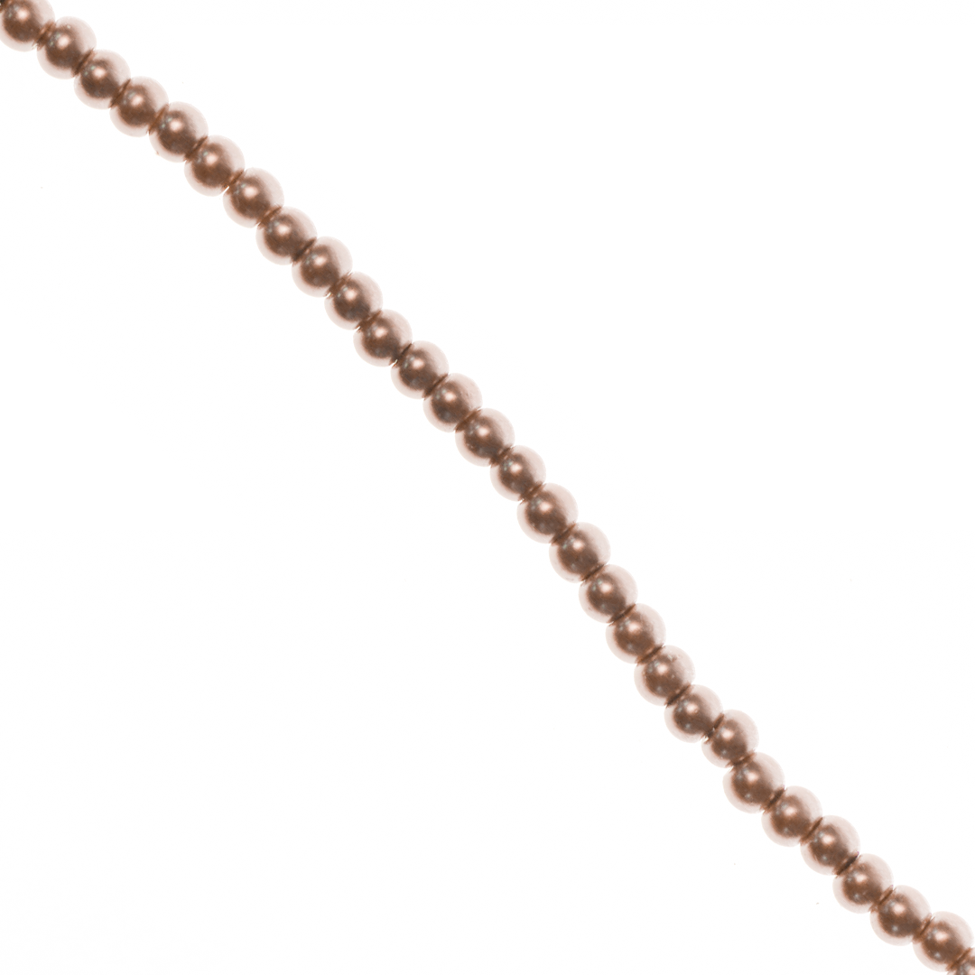 Glass Pearls, 3mm, Approx 205 pcs per strand, Available in Multiple Colours