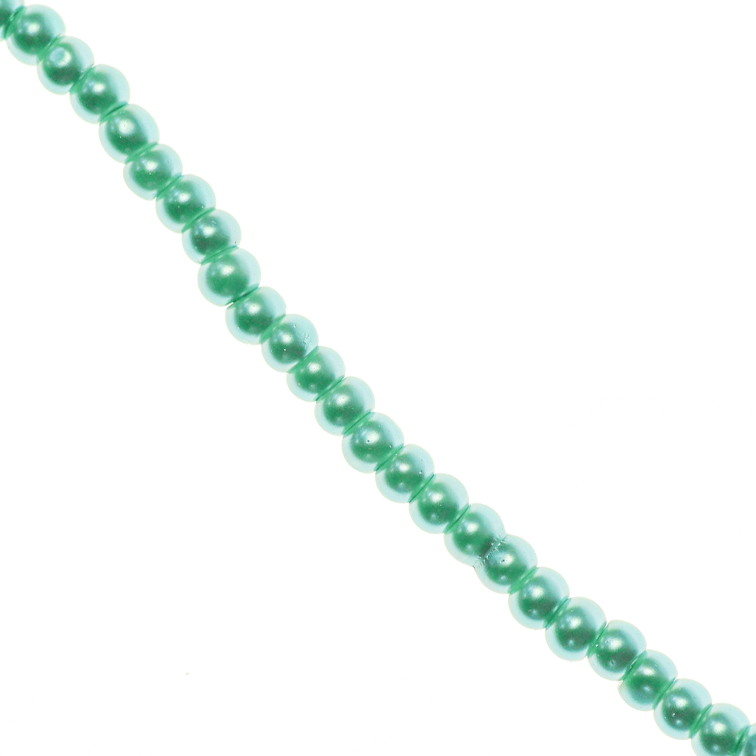Glass Pearls, 3mm, Approx 205 pcs per strand, Available in Multiple Colours